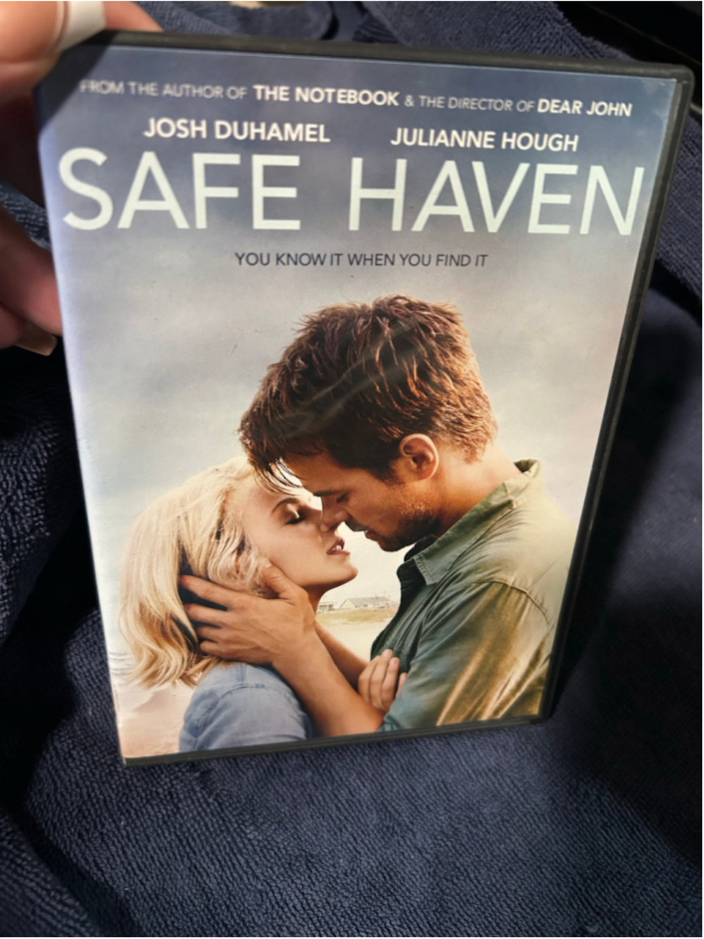 Safe Haven DVD Movie Standard One Size Blue White